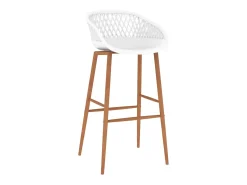 Bancos de bar 4 pcs branco PT242867
