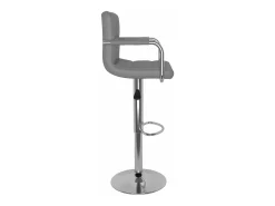 Bancos de bar 2 pcs couro artificial cinzento PT359862