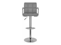 Bancos de bar 2 pcs couro artificial cinzento PT359862