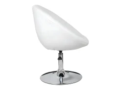 Bancos de bar 2 pcs couro artificial branco PT831557