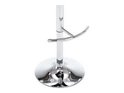 Bancos de bar 2 pcs couro artificial preto