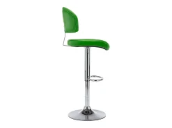 Bancos de bar 2 pcs couro artificial verde