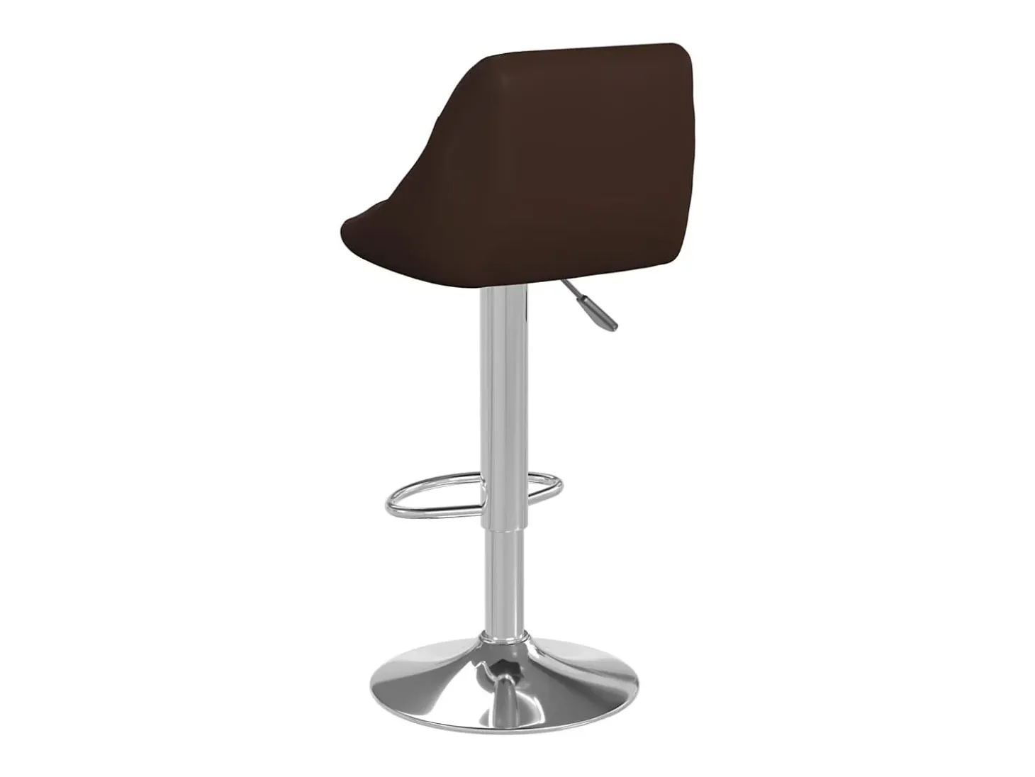 Bancos de bar 2 pcs couro artificial castanho