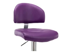 Bancos de bar 2 pcs couro artificial roxo
