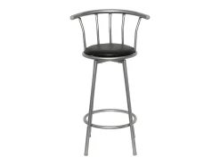 Bancos de bar 2 pcs couro artificial preto PT699422