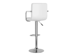 Bancos de bar 2 pcs couro artificial branco