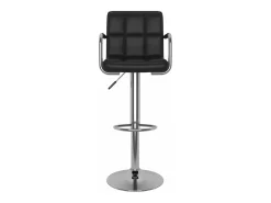 Bancos de bar 2 pcs couro artificial preto PT308935