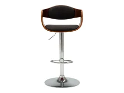 Bancos de bar 2 pcs madeira curvada e tecido cinzento PT640708