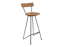 Bancos de bar 2 pcs madeira de teca maciça