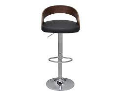 Bancos de bar 2 pcs madeira curvada