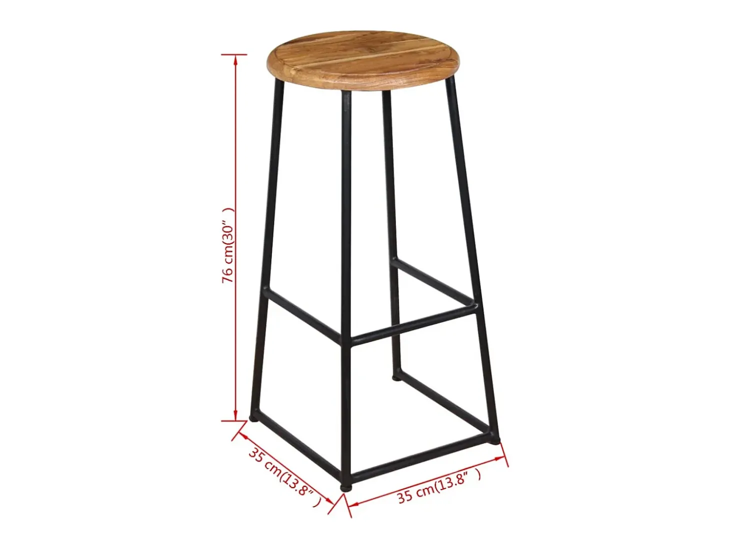 Bancos de bar 2 pcs madeira de teca maciça