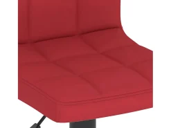 Bancos de bar 2 pcs tecido vermelho tinto
