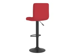 Bancos de bar 2 pcs tecido vermelho tinto