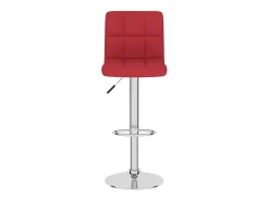 Bancos de bar 2 pcs tecido vermelho tinto
