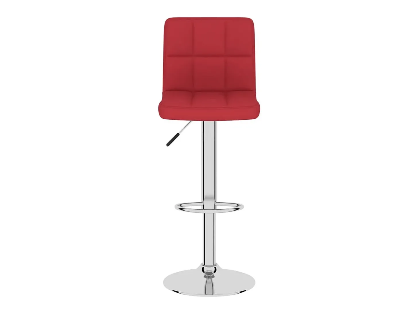 Bancos de bar 2 pcs tecido vermelho tinto