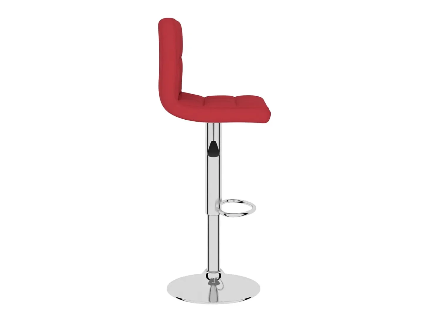 Bancos de bar 2 pcs tecido vermelho tinto