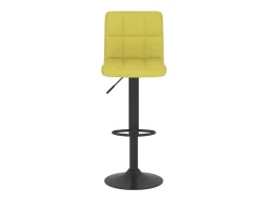 Bancos de bar 2 pcs tecido verde