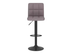 Bancos de bar 2 pcs tecido cinzento-acastanhado