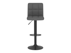 Bancos de bar 2 pcs tecido cinzento-escuro