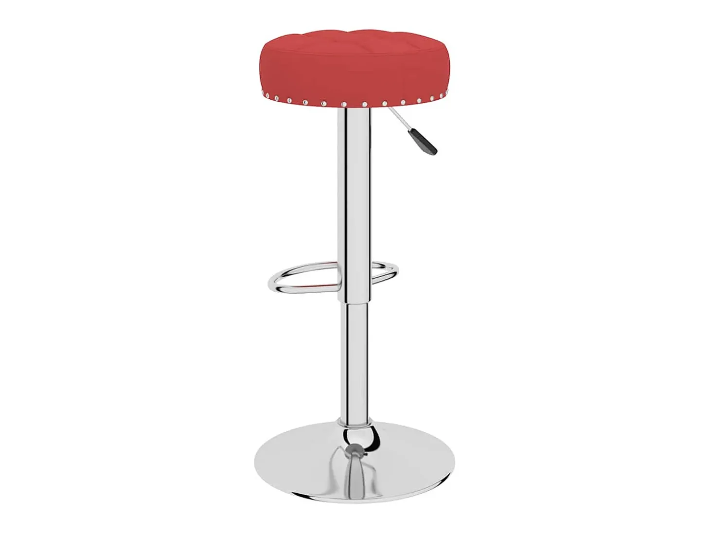 Bancos de bar 2 pcs tecido vermelho tinto