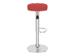 Bancos de bar 2 pcs tecido vermelho tinto
