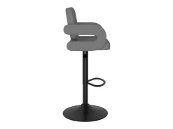 Bancos de bar 2 pcs tecido cinzento-claro