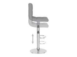 Bancos de bar 2 pcs tecido cinzento-claro
