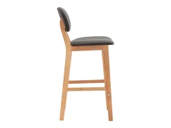 Bancos de bar 2 pcs tecido cinzento-claro