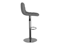 Bancos de bar 2 pcs tecido cinzento-claro