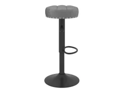 Bancos de bar 2 pcs veludo cinzento-escuro