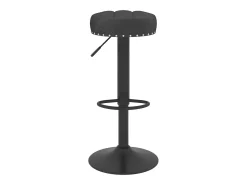 Bancos de bar 2 pcs veludo preto