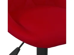 Bancos de bar 2 pcs veludo vermelho tinto