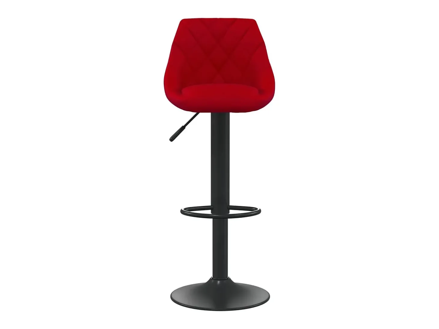 Bancos de bar 2 pcs veludo vermelho tinto