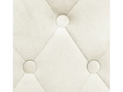 Bancos de bar 2 pcs veludo creme