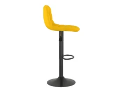 Bancos de bar 2 pcs veludo amarelo