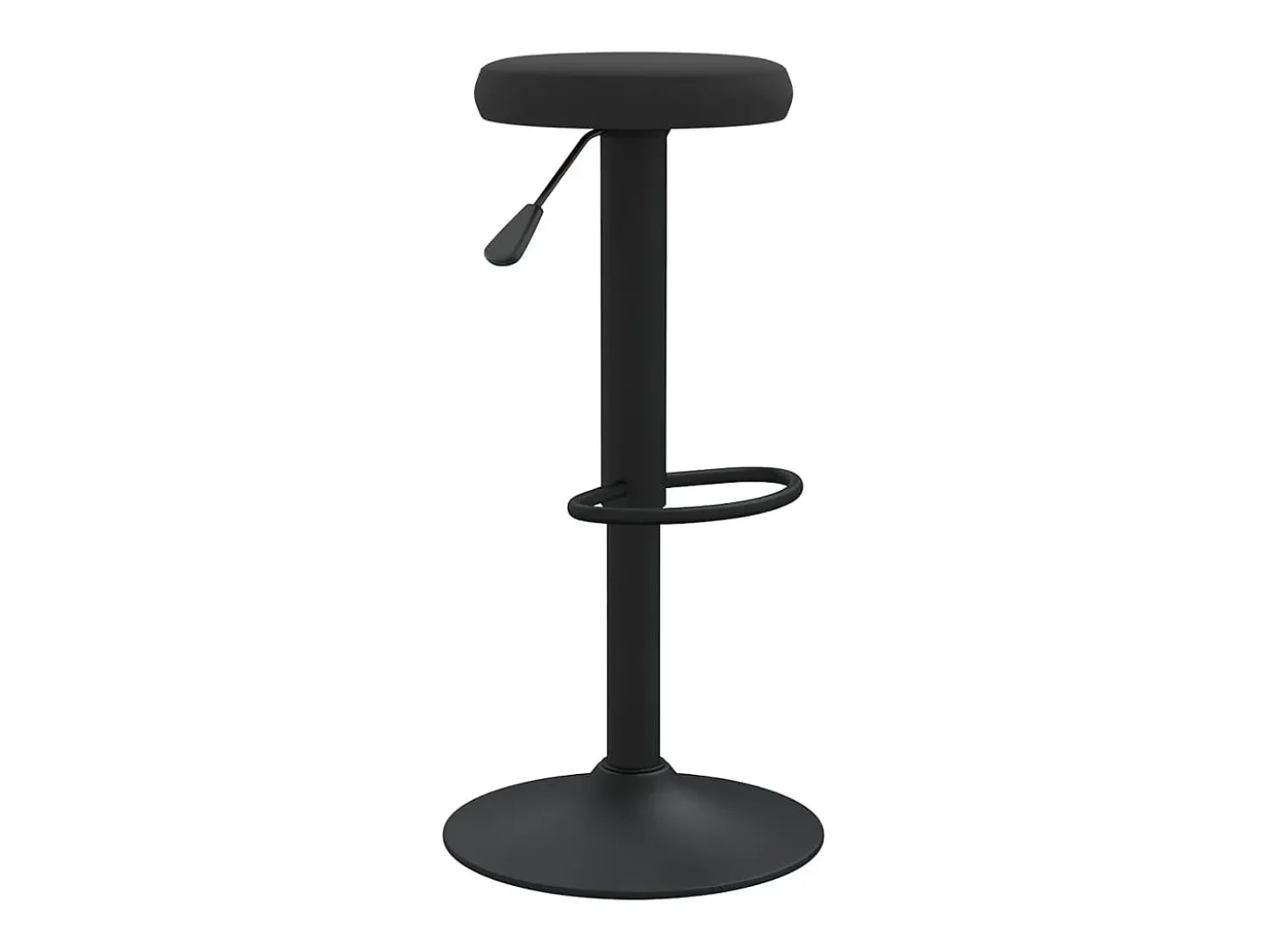 Bancos de bar 2 pcs veludo preto