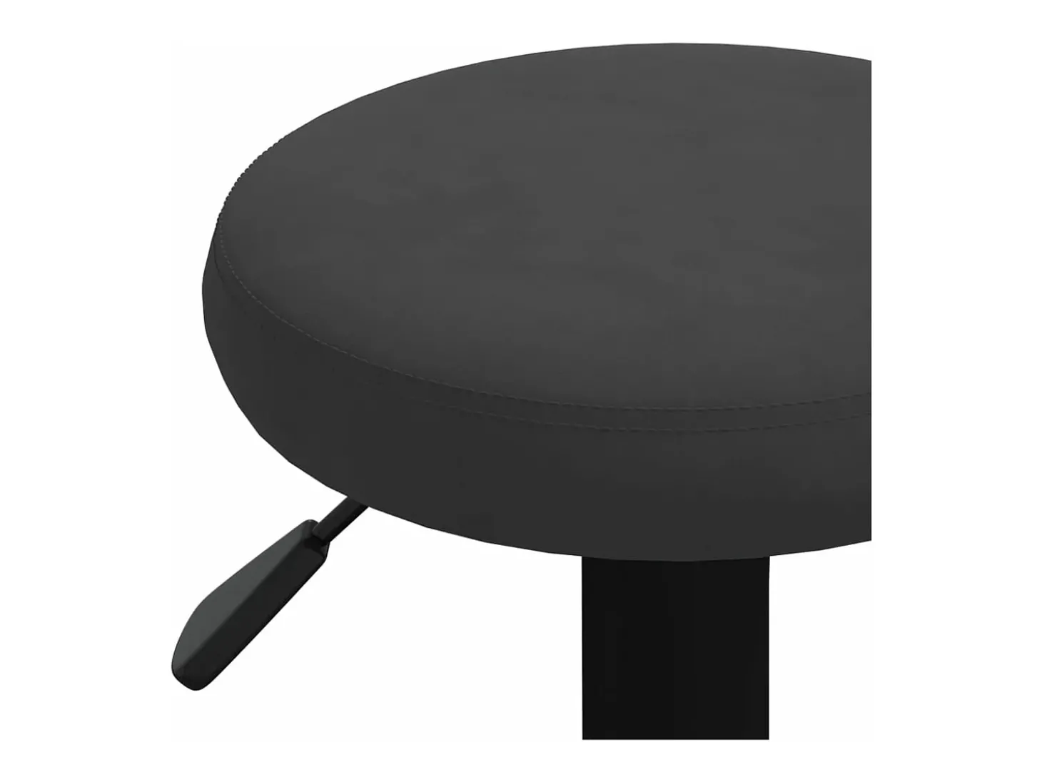 Bancos de bar 2 pcs veludo preto