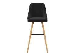 Bancos de bar 2 pcs veludo preto PT251997