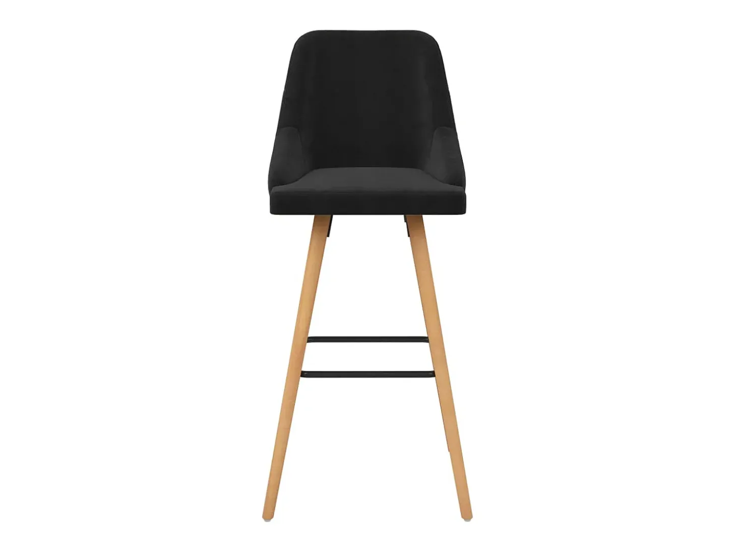 Bancos de bar 2 pcs veludo preto PT251997