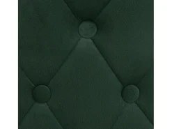 Bancos de bar 2 pcs veludo verde-escuro