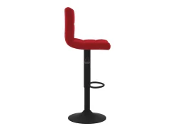 Bancos de bar 2 pcs veludo vermelho tinto