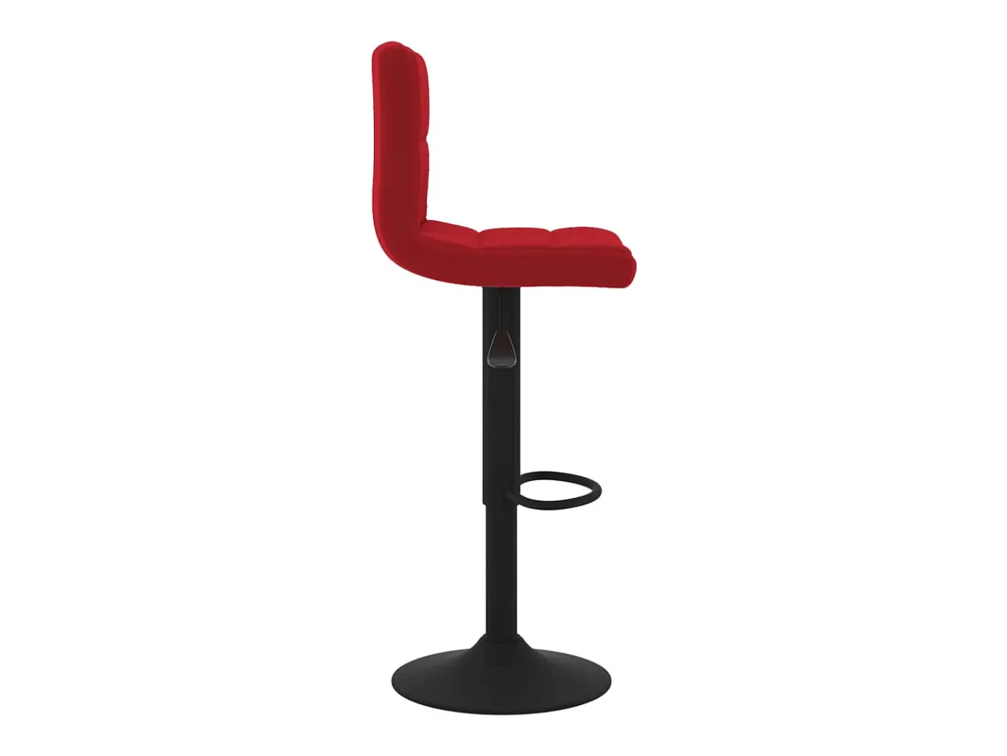 Bancos de bar 2 pcs veludo vermelho tinto