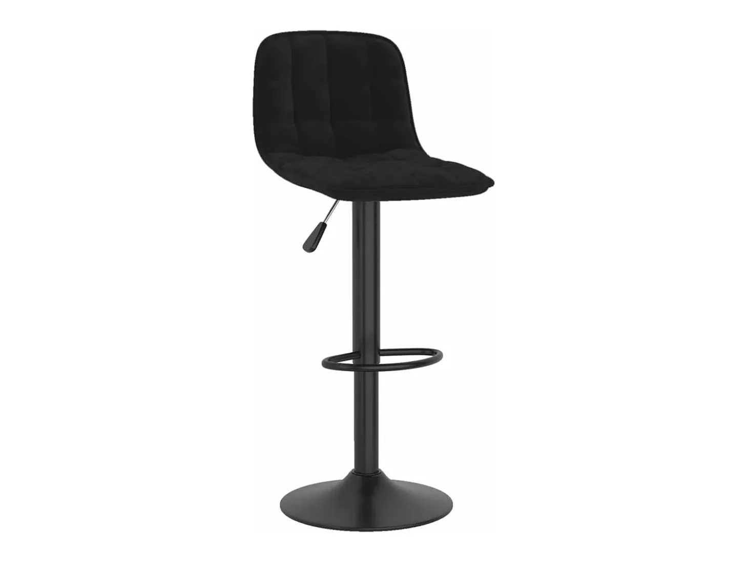 Bancos de bar 2 pcs veludo preto PT779547