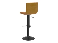 Bancos de bar 2 pcs veludo castanho