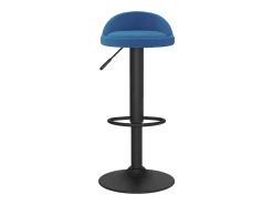 Bancos de bar 2 pcs veludo azul