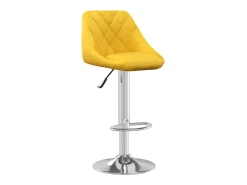 Bancos de bar 2 pcs veludo amarelo mostarda PT896841