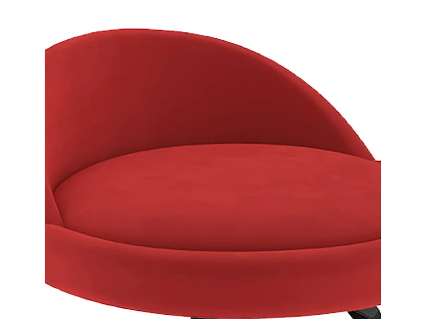 Bancos de bar 2 pcs veludo vermelho tinto