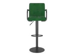 Bancos de bar 2 pcs veludo verde-escuro