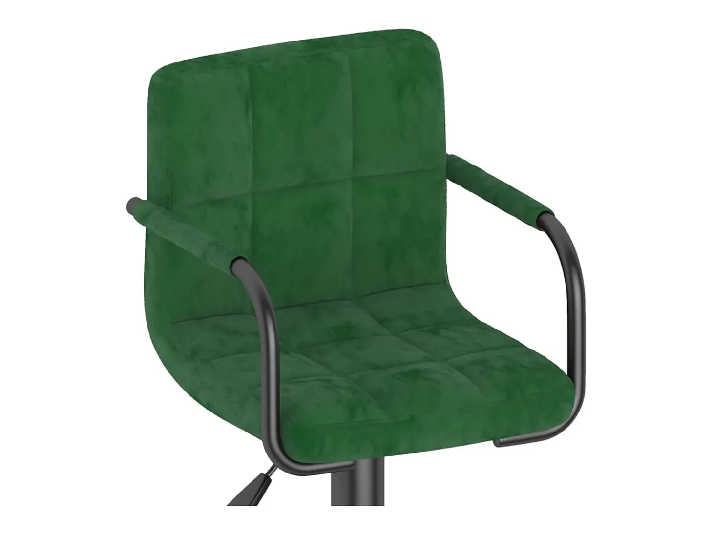 Bancos de bar 2 pcs veludo verde-escuro