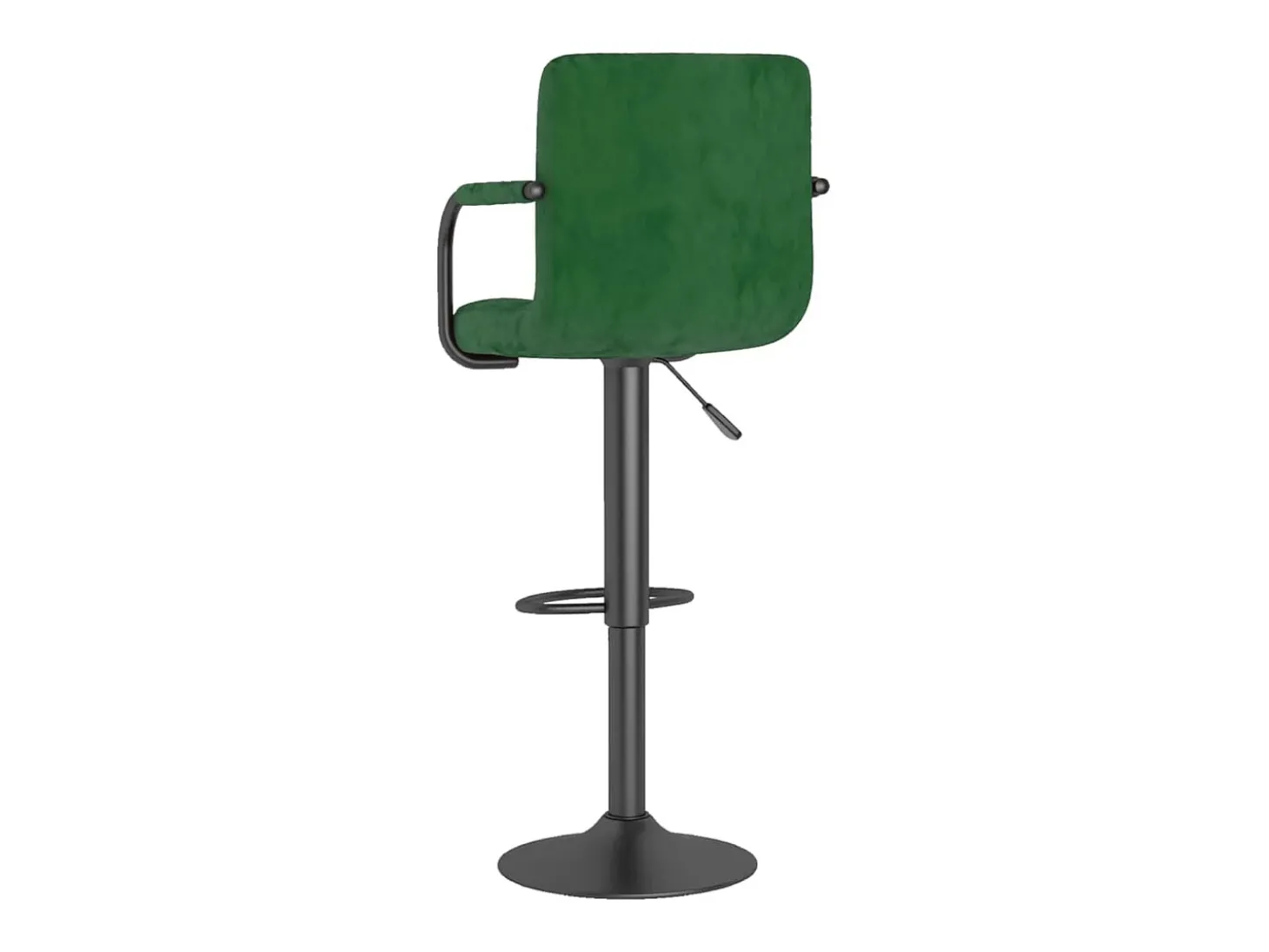 Bancos de bar 2 pcs veludo verde-escuro